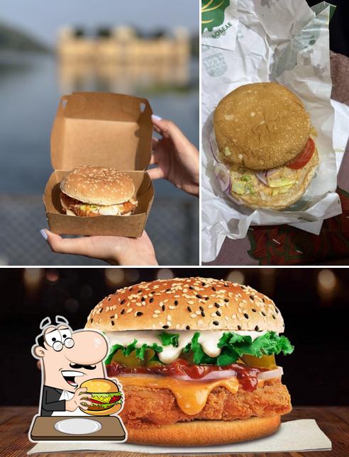 Get a burger at Burger farm