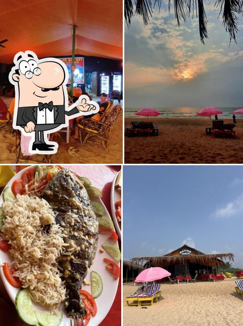 The interior of Marina Beach Shack