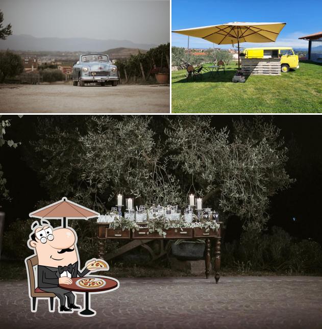 La esterno e interni del ristorante