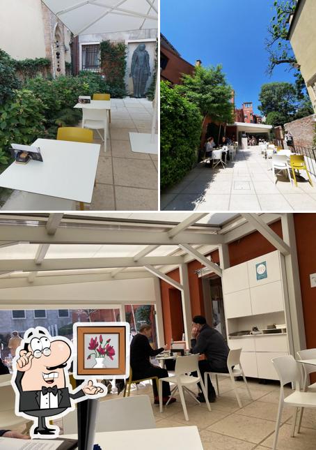 Gli interni di Museum Cafe at Peggy Guggenheim Collection