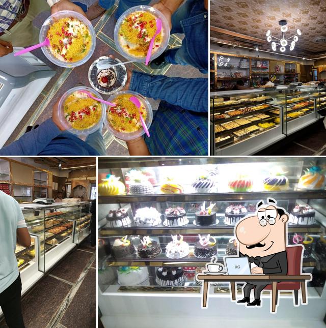 Take a seat at one of the tables at Novelty Corner