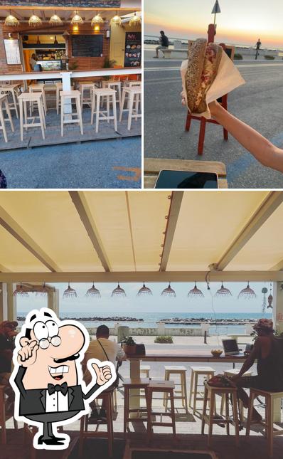 Gli interni di Alle Boe - Panini sul mare