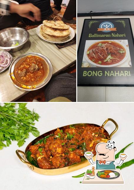 Food at Ballimaran nahari Kanpur