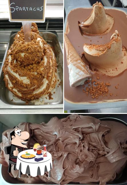 Piatto di formaggi al Gelateria Del Pinguino