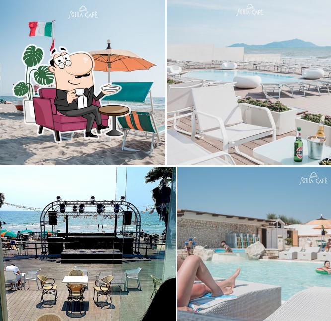 Gli interni di Scilla Cafè