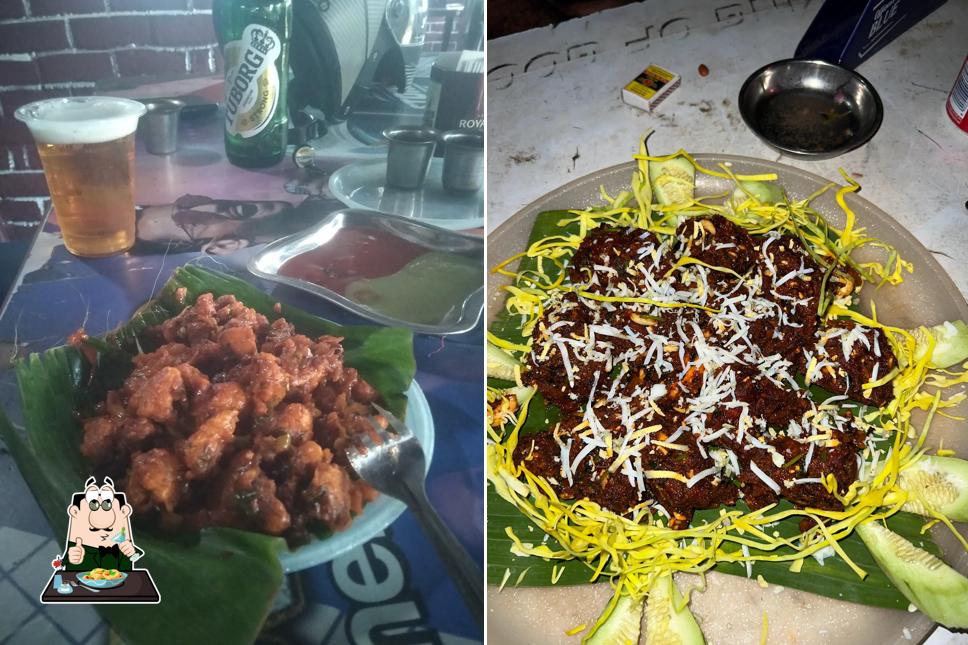 Food at Spandana Bar & Family Restaurant