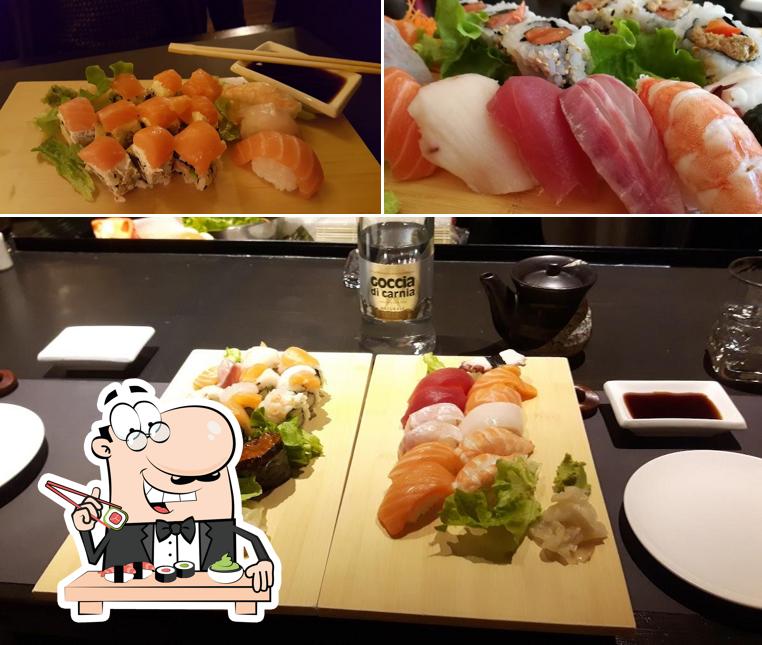 Scegli le varie opzioni di sushi