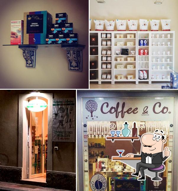 Gli interni di Coffee & Co