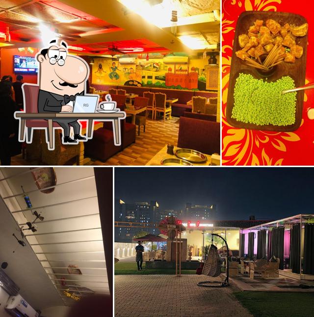 Take a seat at one of the tables at More Than Paranthas