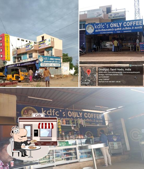 The image of Kdfc's ONLY COFFEE’s exterior and interior