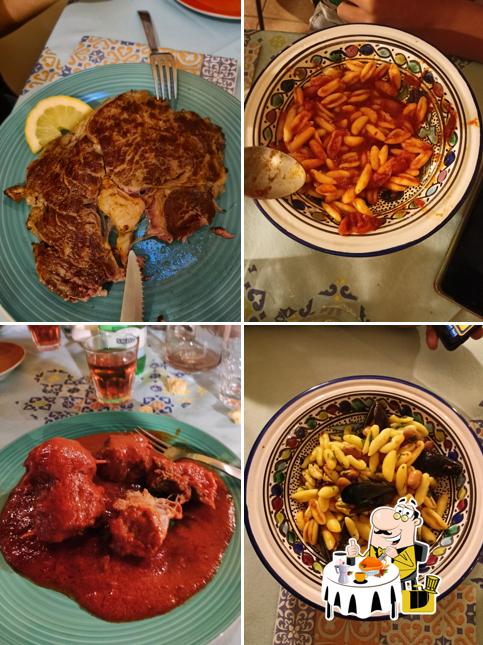 Platti al Trattoria Caffe Da Maometto