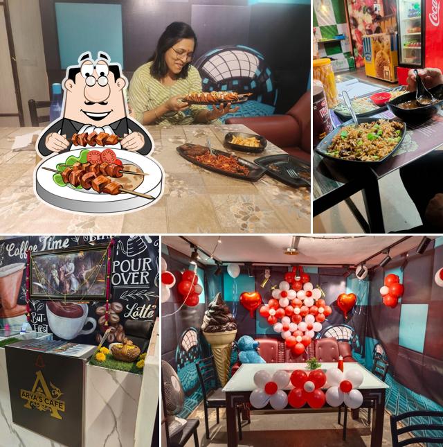 Meals at Arya's cafe & Hotel
