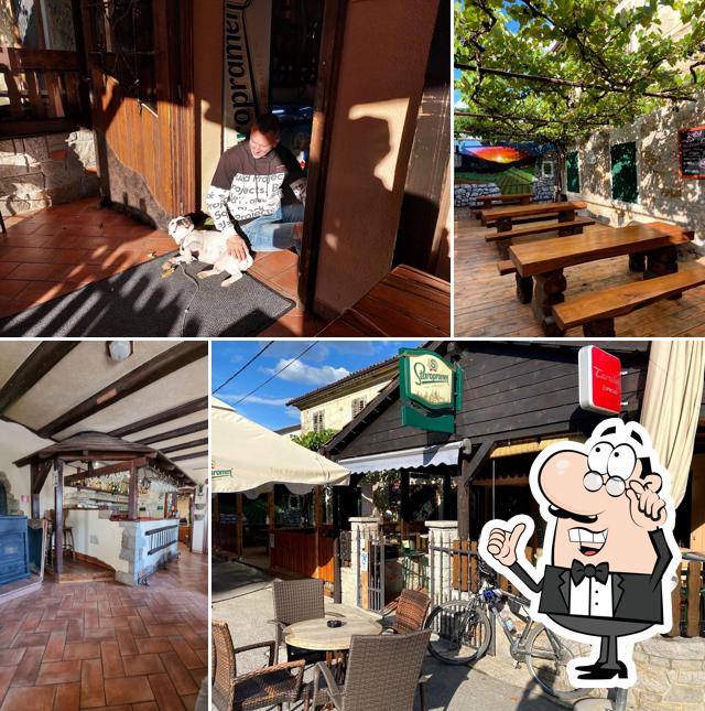 Gli interni di Meze Bar Klanec
