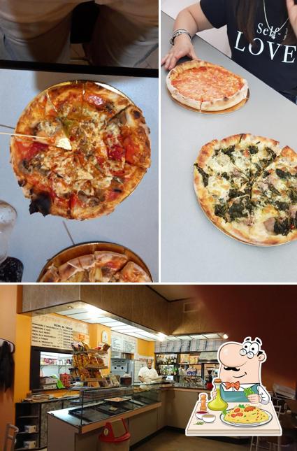 Questa è la foto che presenta la cibo e interni di Pizzeria Del Golfo