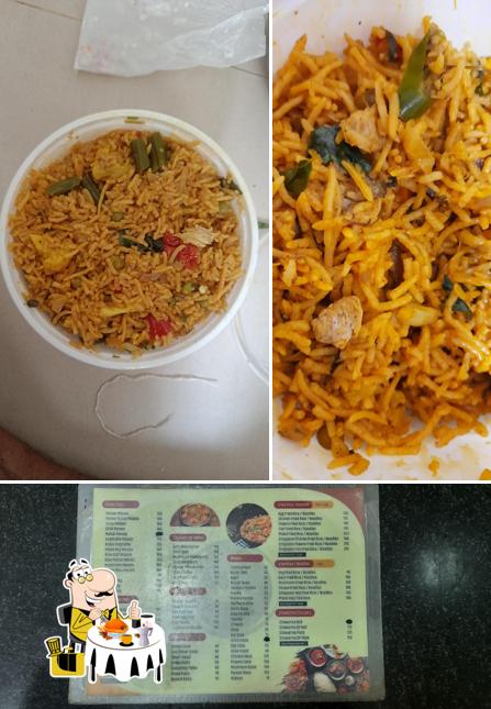 Take a look at the image depicting food and interior at Royal Food