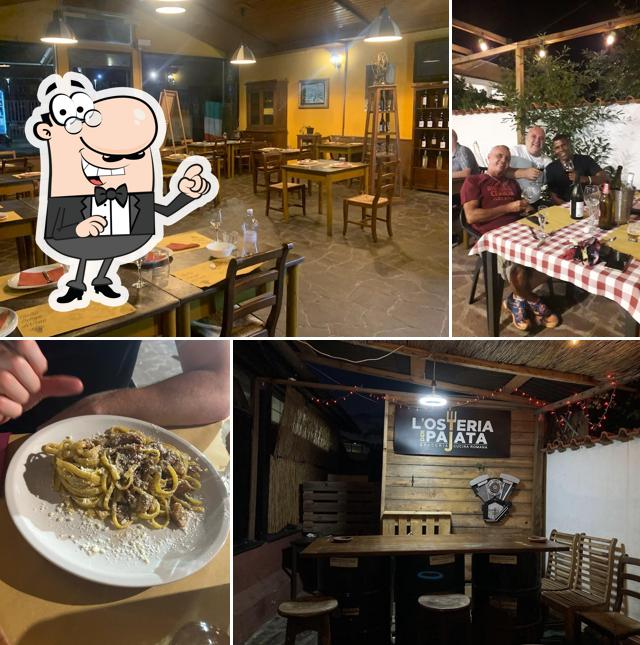 Gli interni di L'osteria DER Pajata