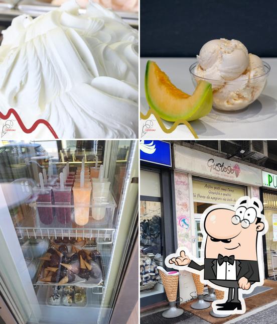 La foto di interni e cibo da Gelateria Gustoso