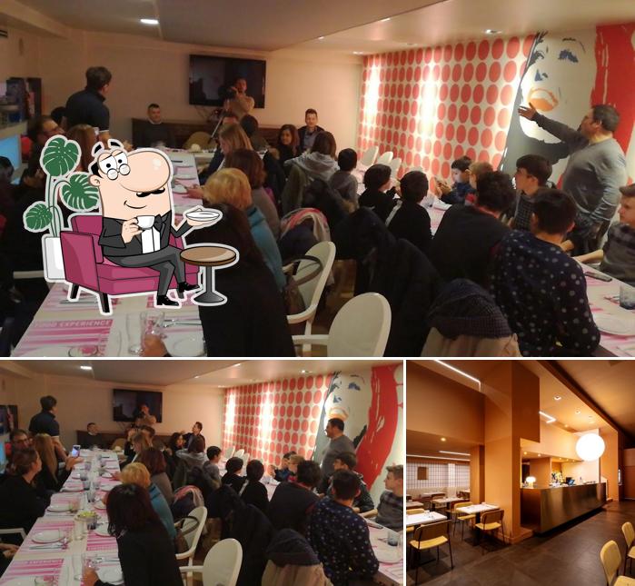 Gli interni di Officina Fine Food