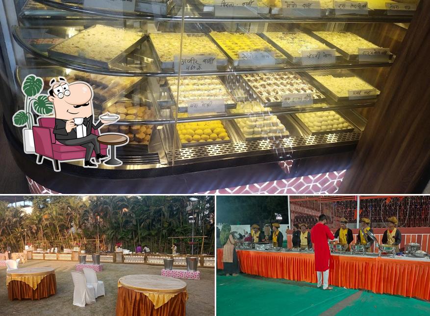 The interior of Bhavani Caterers And Sweet house
