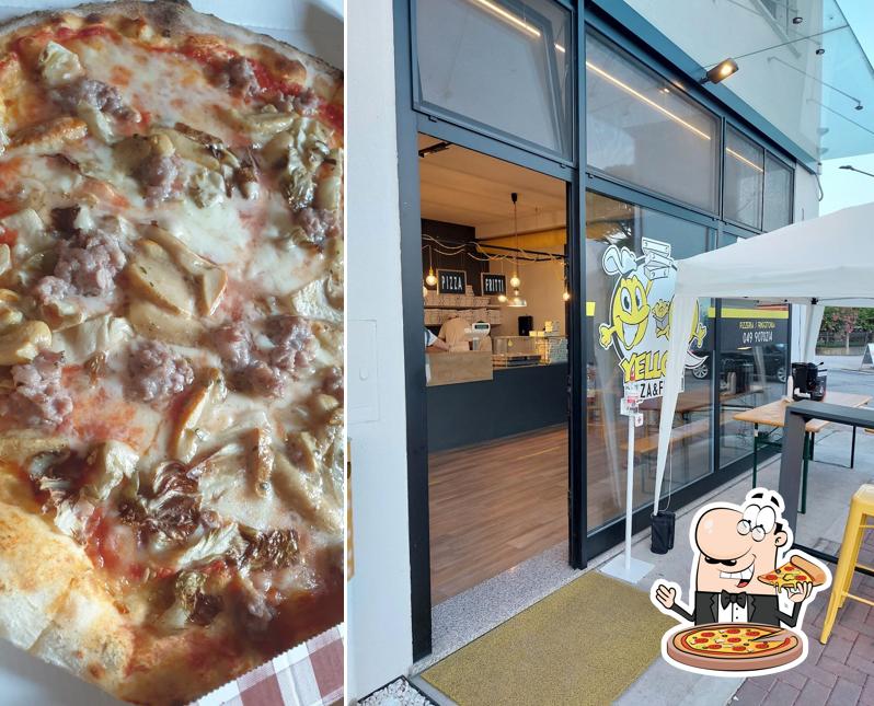 A Yellow Pizza Ronchi di Campanile, puoi prenderti una bella pizza