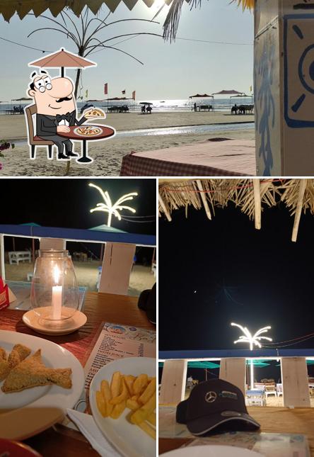 The image of Star fish beach shack’s exterior and interior