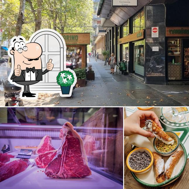 Goditi la vista dall'area esterna di Il Mannarino Piazza De Angeli