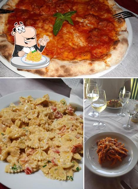 Spaghetti alla carbonara al Ristorante Magic Beach