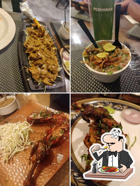 Food at Peshawar Restaurant