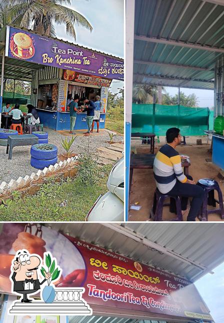 Check out how Tondoori tea and condiments looks outside