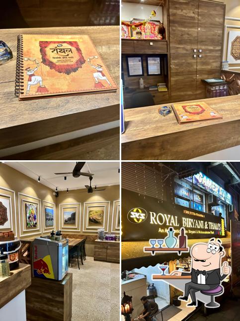 The interior of Royal Biryani