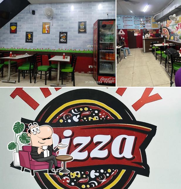 Check out how Tricity Pizza Zirakpur looks inside