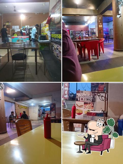 The interior of Patalkot Sattu Food Express Sandwich King