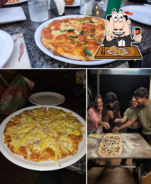 At The Urban Cafe Auroville, you can enjoy pizza