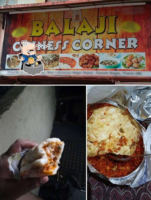 Food at Balaji Chinese corner