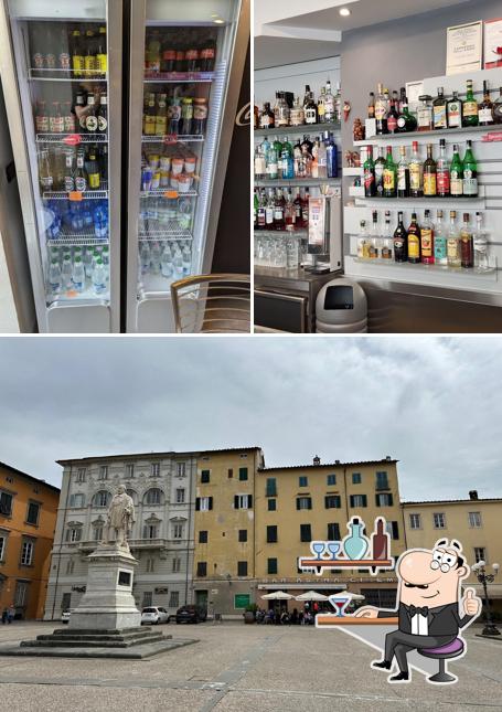 Dai un’occhiata alla immagine che presenta la interni e esterno di Bar Astra