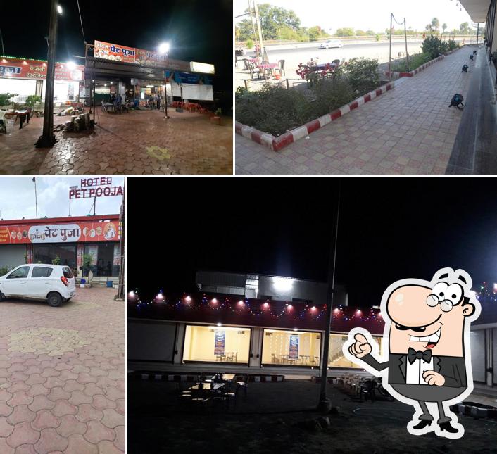 The exterior of Hotel Rajgarh wale Pet Pooja & Restaurant