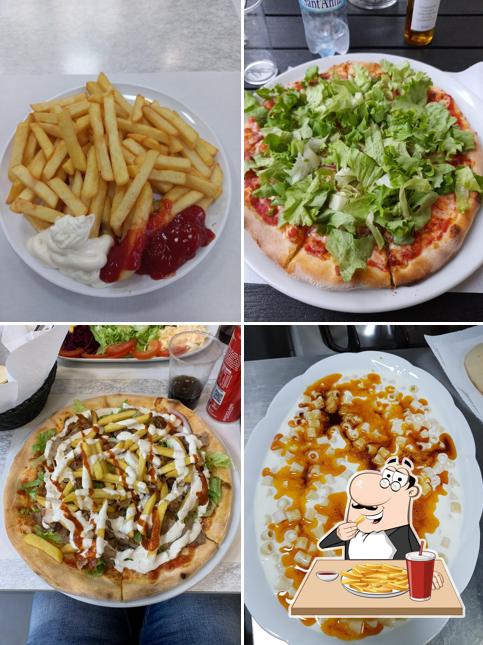 Patatine fritte al Turkish Nizza Kebap