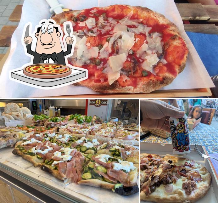 Scegli tra le svariate varianti di pizza