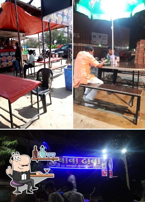 Check out how BABA Dhaba (baba nagar khaga) looks inside