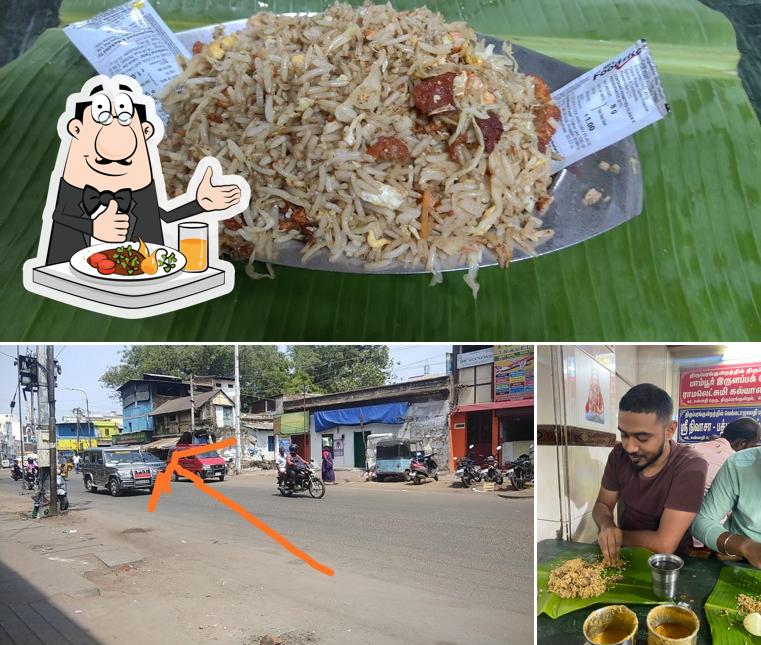This is the photo displaying food and exterior at Rajeshwari Hotel -Non Veg