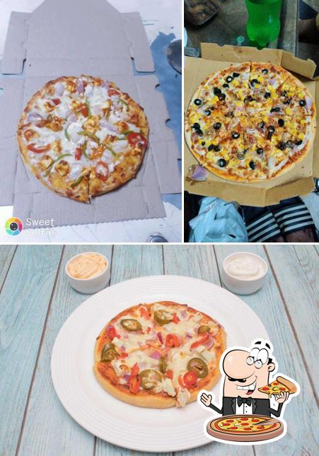 Get pizza at The Pizza Cafe