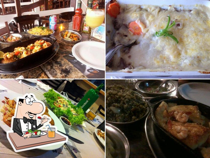 Comida em Restaurante Feijão de Corda