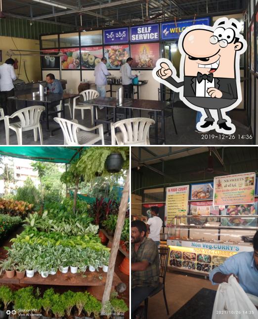 Check out the photo displaying interior and exterior at N Food Court