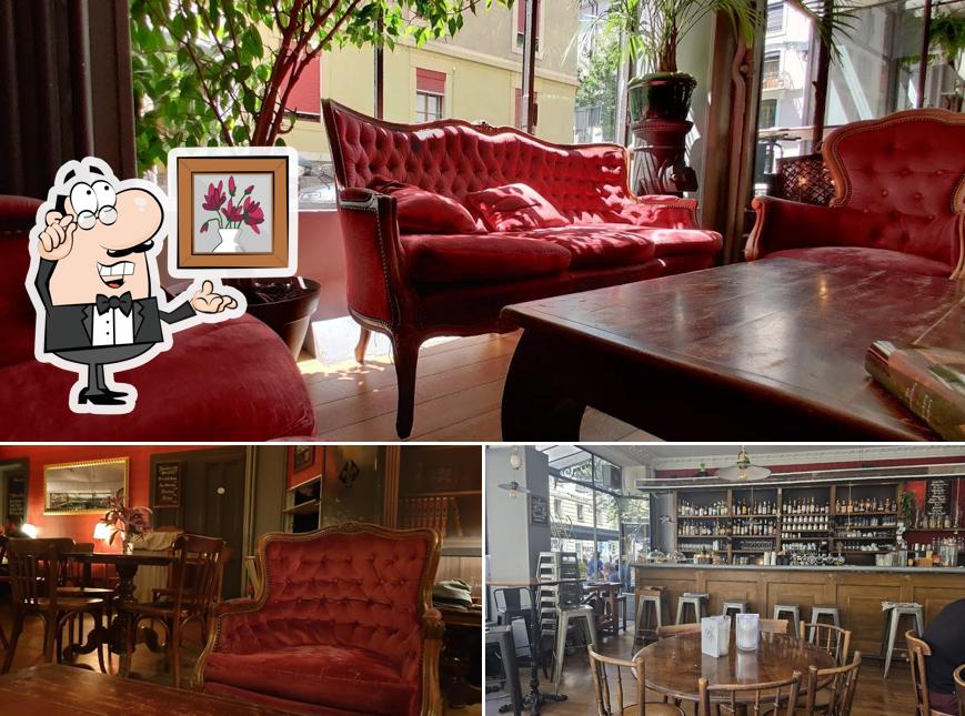 Gli interni di Café du Lys