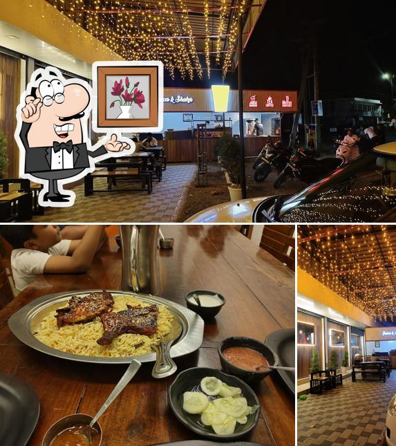 The interior of Go Grill Mandhi Mahal