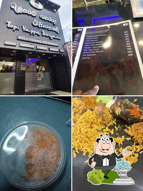 The exterior of TOPI VAPPA BIRIYANI PUDUKKOTTAI BRANCH