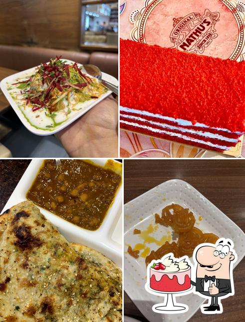 Red velvet cake at Nathu's Sweets
