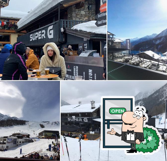 Gli esterni di Super G Italian Mountain Club - Courmayeur