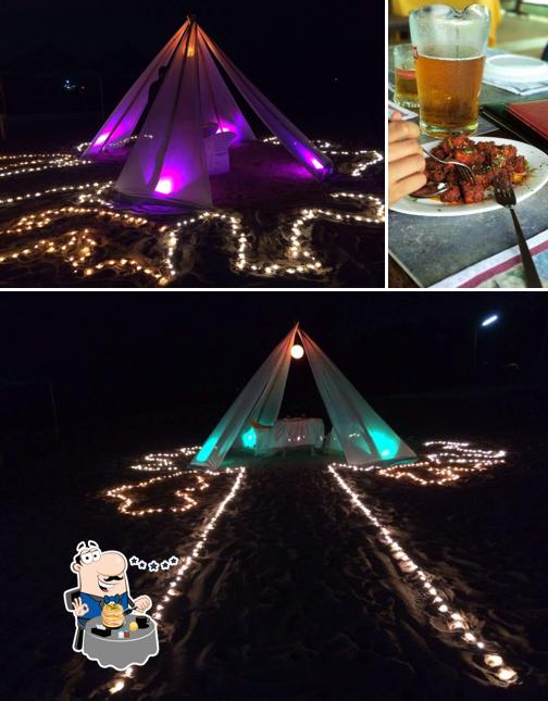 The restaurant's food and beer