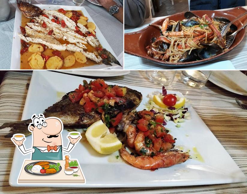 Spigola al Ristorante Galaia City